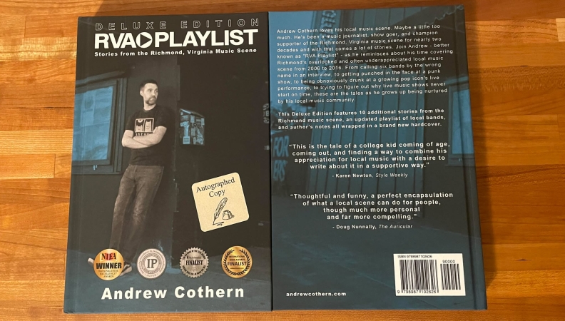 Andrew Cothern Releases Deluxe Edition Of Acclaimed Book, RVA Playlist